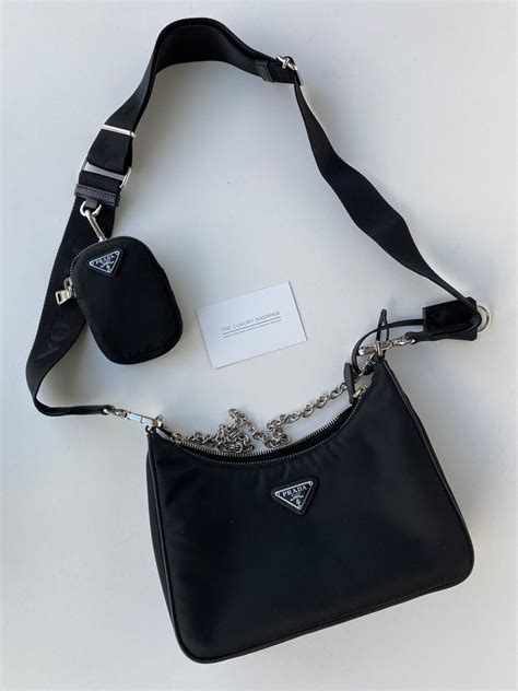 black prada bag|prada cross body bag nylon.